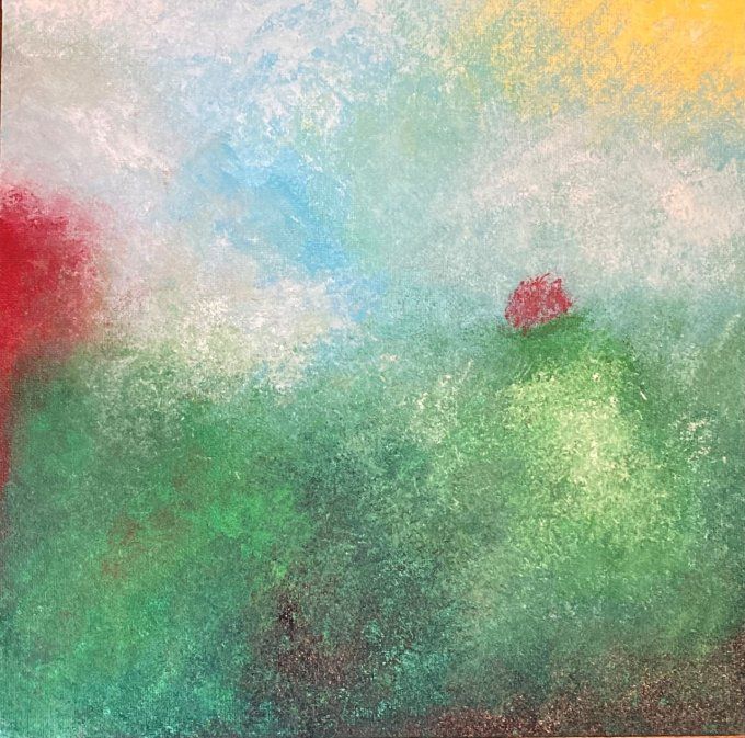 Paysage de campagne et arbres
