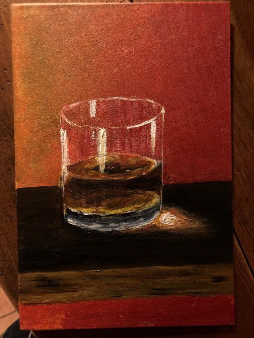 Nature morte Verre de whisky